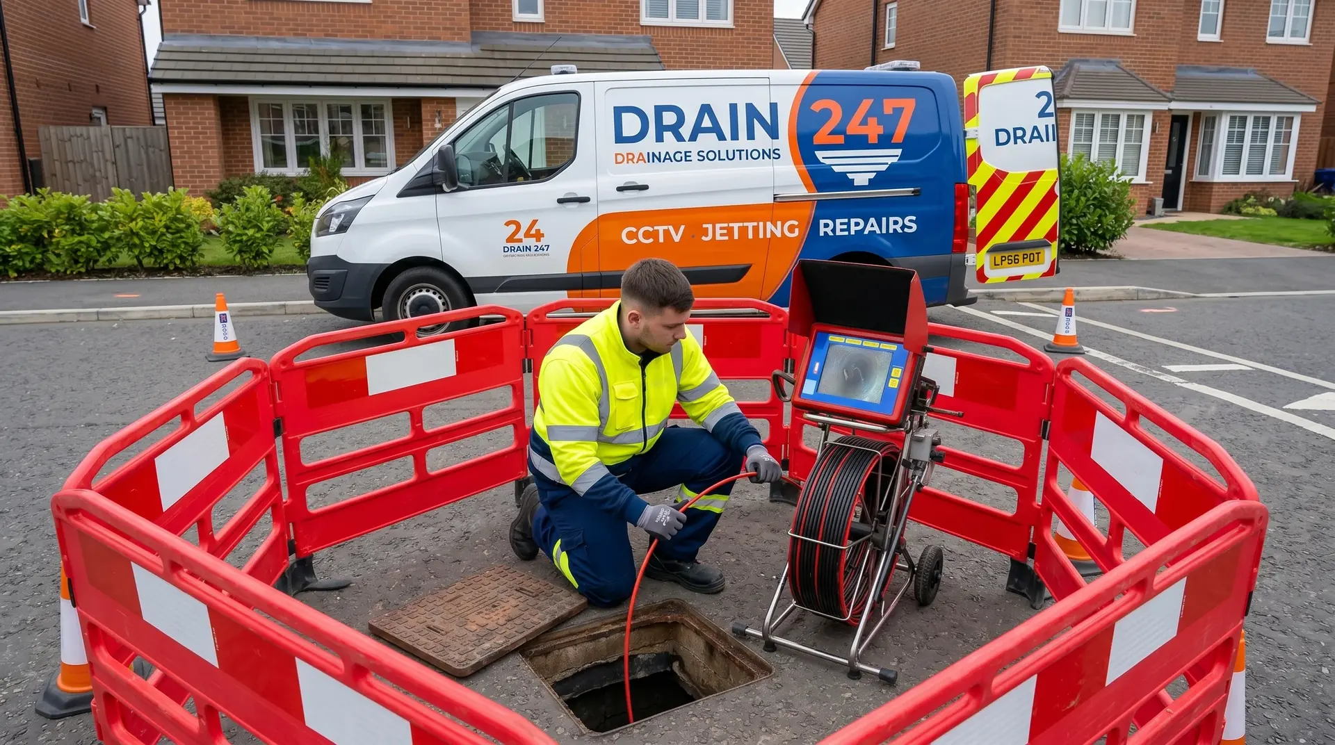 CCTV drain survey